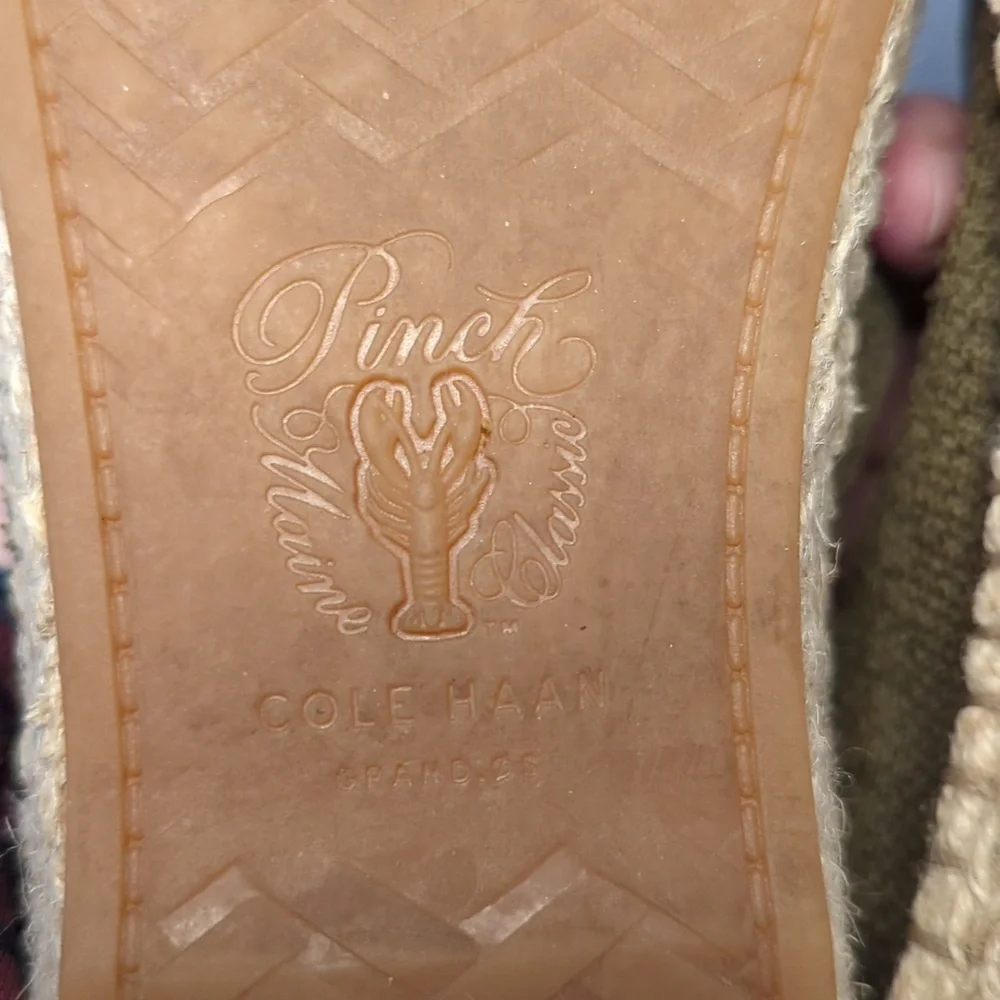 Cole Haan Cloudfeel Stitch Lite Espadrille Slip On Shoes Size 7.5